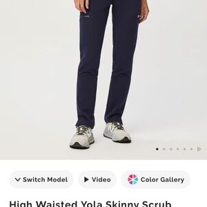 Figs Yolo High waisted Navy XS scrub pants